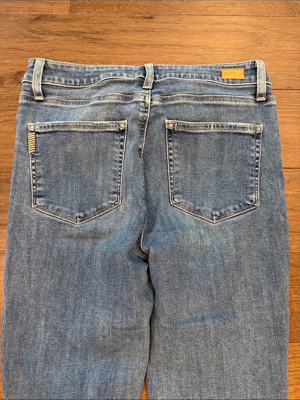 PAIGE Hoxton Ankle Raw-Hem High-Rise Skinny Jeans Size 30 - C61-029 - Picture 9 of 9